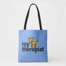 My Therapist All-Over-Print Tote Bag