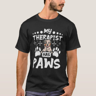 My therapist has paws australian shepherd T-Shirt