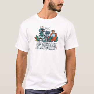 My Therapist is a Chatbot | AI Humor T-shirt