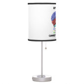 My Thinking Cannot Be Outsourced Brain Anatomy Table Lamp (Left)