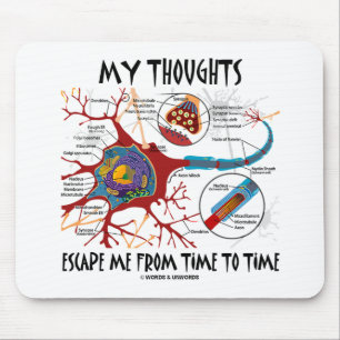 My Thoughts Escape Me From Time To Time Mouse Pad