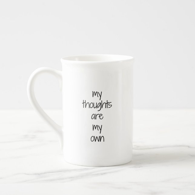 My Thoughts Specialty Mug (Left)