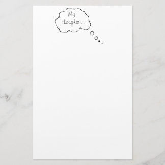 My thoughts Stationery