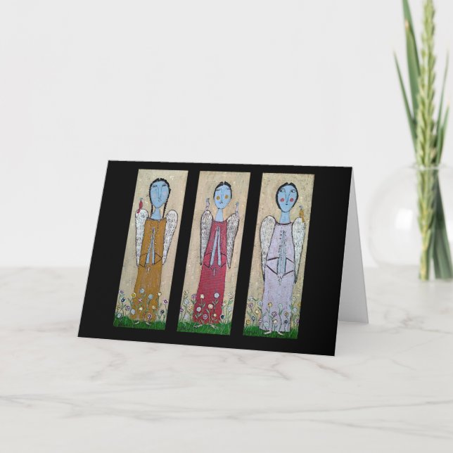 My Three Angels card (Front)