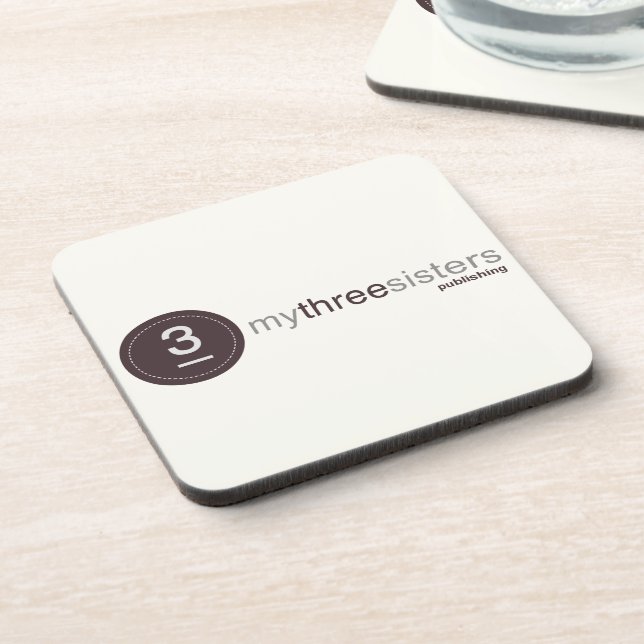 My Three Sisters Logo Mousepad - neutral Beverage Coaster (Left Side)