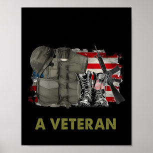 My Time In Uniform Is Over But Being A Veteran Nev Poster