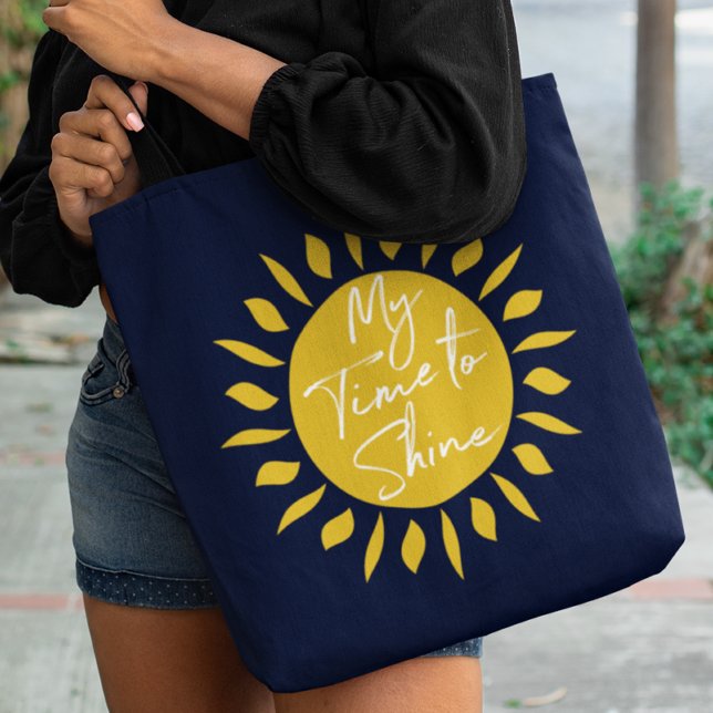 My Time To Shine, Sun Print Tote Bag (Creator Uploaded)