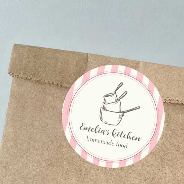 My tiny kitchen logo Sticker (Creator Uploaded)