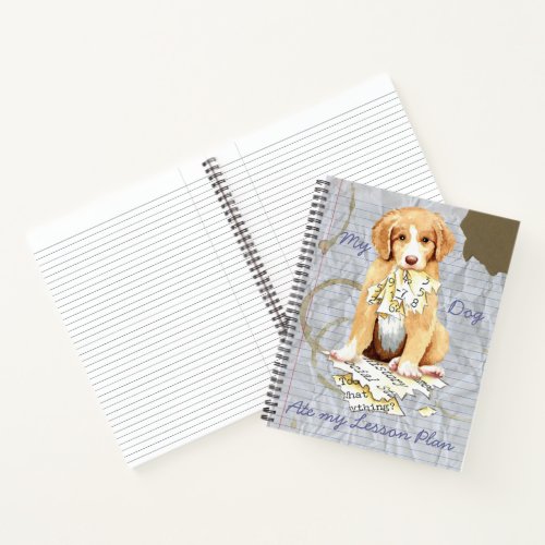 My Toller Ate My Lesson Plan Notebook