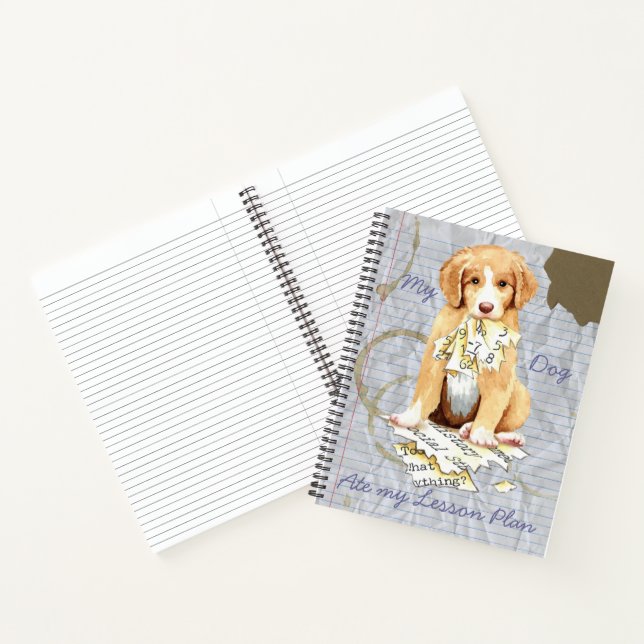 My Toller Ate My Lesson Plan Notebook (Inside)