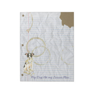 My Toy Fox Terrier Ate my Lesson Plan Notepad