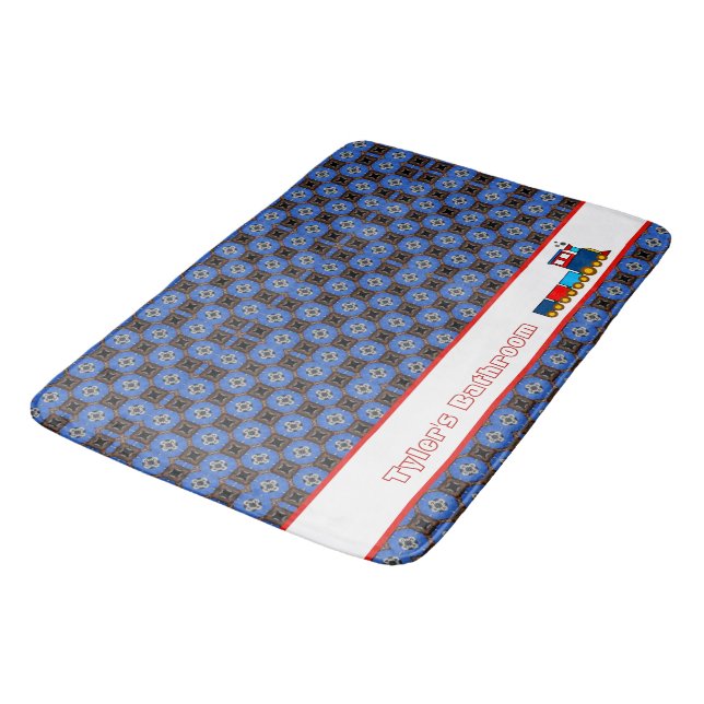 My Train Bath Mat (Angled)