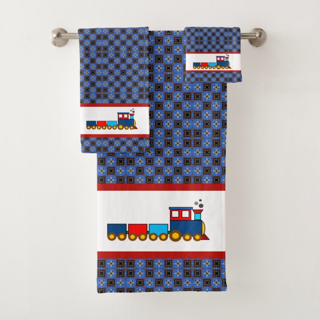 My Train Bath Towel Set (Insitu)