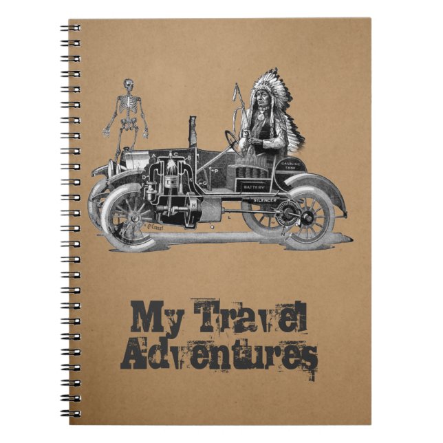 My travel adventures notebook (Front)