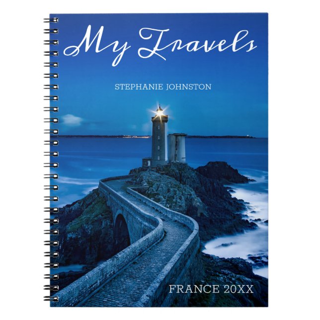 My Travels Personalized France Travel Journal (Front)