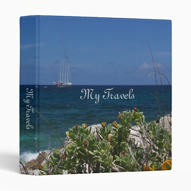 My Travels Photo Journal Binder 1.5" (Front/Spine)