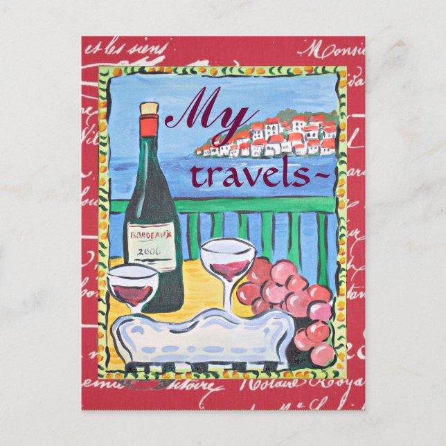 My Travels Postcard (Front)