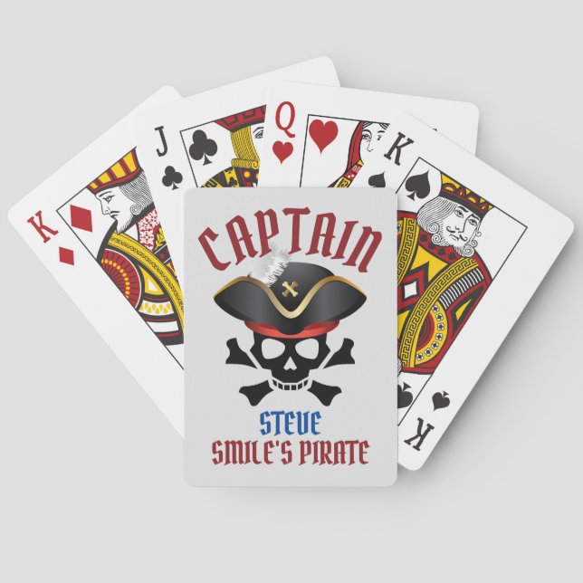 My Treasure | International Talk Like a Pirate day Poker Cards (Back)