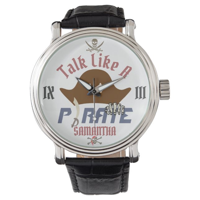 My Treasure | International Talk Like a Pirate day Watch (Front)