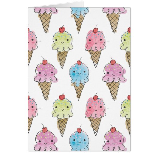 My Treat - Ice Cream Cards (Front)