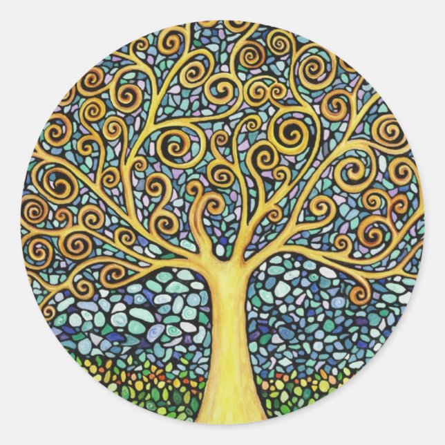 My Tree of Life Classic Round Sticker (Front)