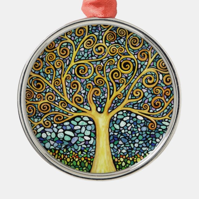 My Tree of Life Metal Ornament (Front)