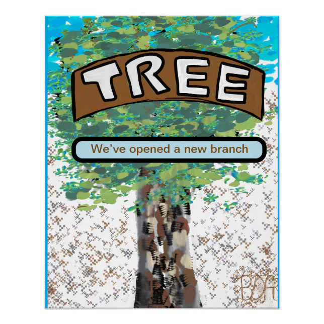 My Tree, Steadfast and Strong, Hug a Tree Poster | Zazzle