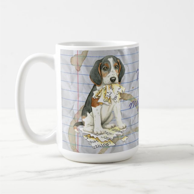 My Treeing Walker Coonhound Ate My Lesson Plan Coffee Mug (Left)