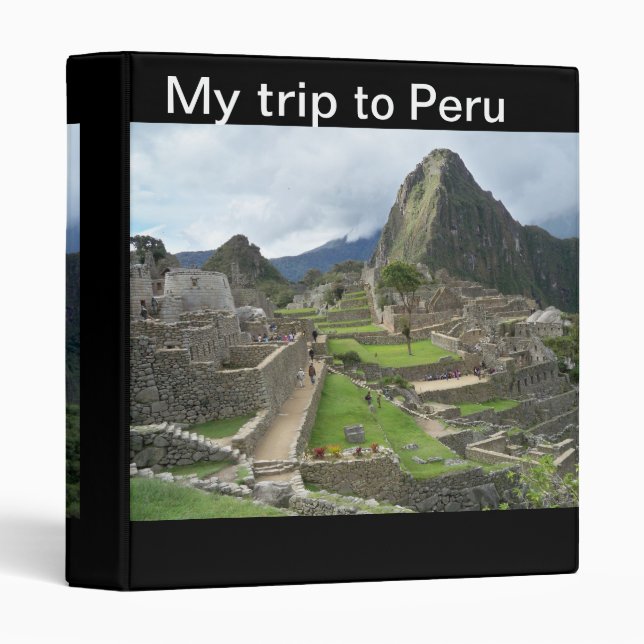 My Trip to Peru Binder (Front/Spine)