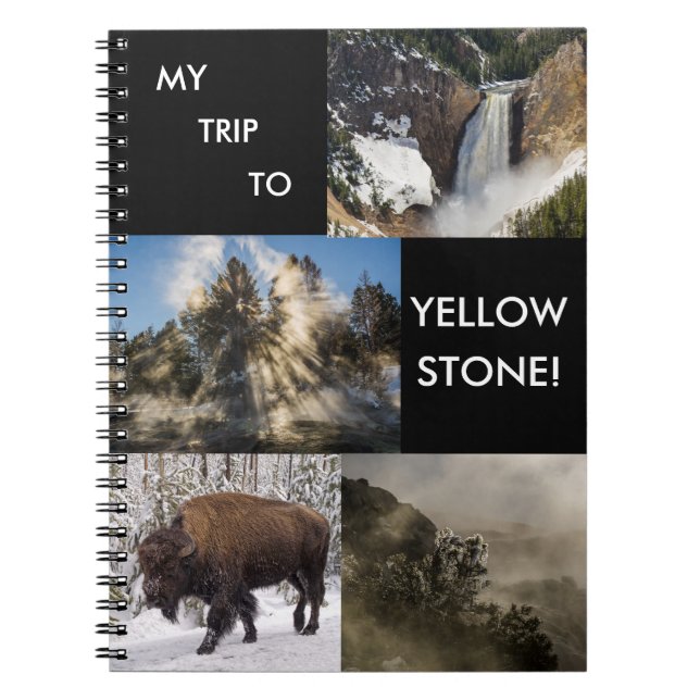 My Trip to Yellowstone National Park Notebook (Front)
