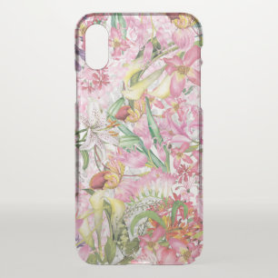 My tropical colorful foliage exotic flower garden iPhone x case
