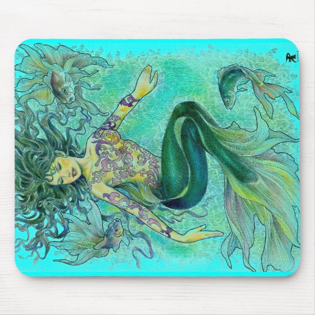 my tropical fantasia mouse pad (Front)