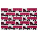 My Trucking Company Novelty Print Fabric