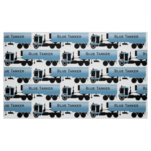 My Trucking Company Novelty Print Fabric
