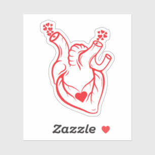 My true heart's love. sticker