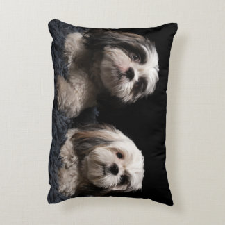 My Two Guardian Shih Tzu Accent Pillow