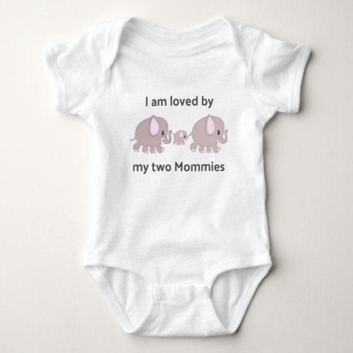 My Two Moms Baby Bodysuit