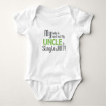 My Uncle Is Single And Hot Baby Jersey Bodysuit at Zazzle