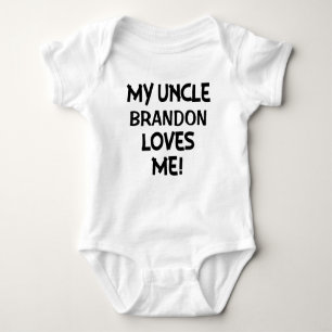 My Uncle Loves Me, Custom baby shirt
