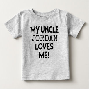 My Uncle loves me custom shirt for nephew