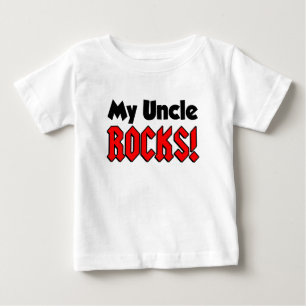 My Uncle Rocks Baby T-Shirt