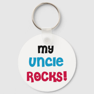 My Uncle Rocks T-shirts and Gifts Keychain