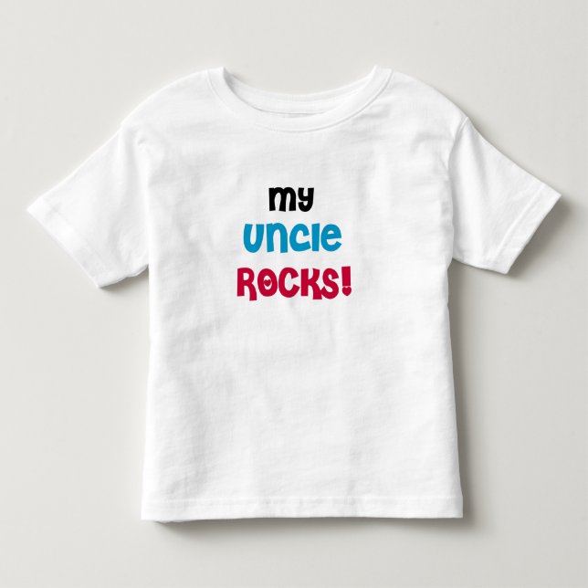 My Uncle Rocks Toddler T-shirt (Front)