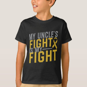 My Uncle's Fight Is My Fight Childhood Cancer Awar T-Shirt