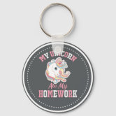 Holographic Unicorn Keychain