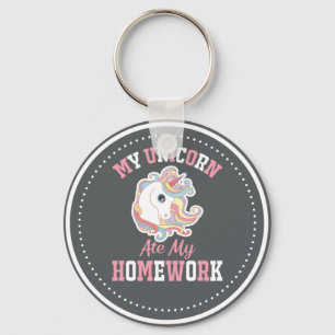 My Unicorn Ate My Homework Keychain
