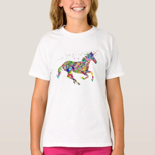 My unicorn tee shirt for girls