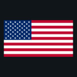 My USA Flag Poster<br><div class="desc">The flag of the United States of America poster size.</div>