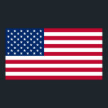 My USA Flag Poster<br><div class="desc">The flag of the United States of America poster size.</div>
