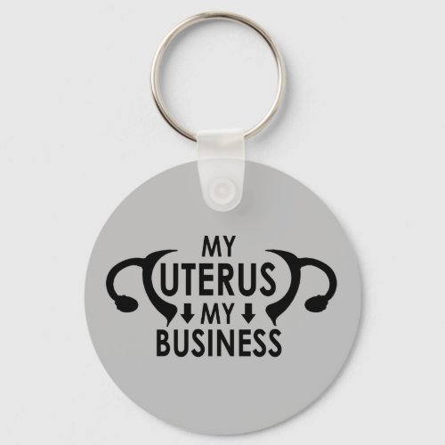 My Uterus My Business Keychain